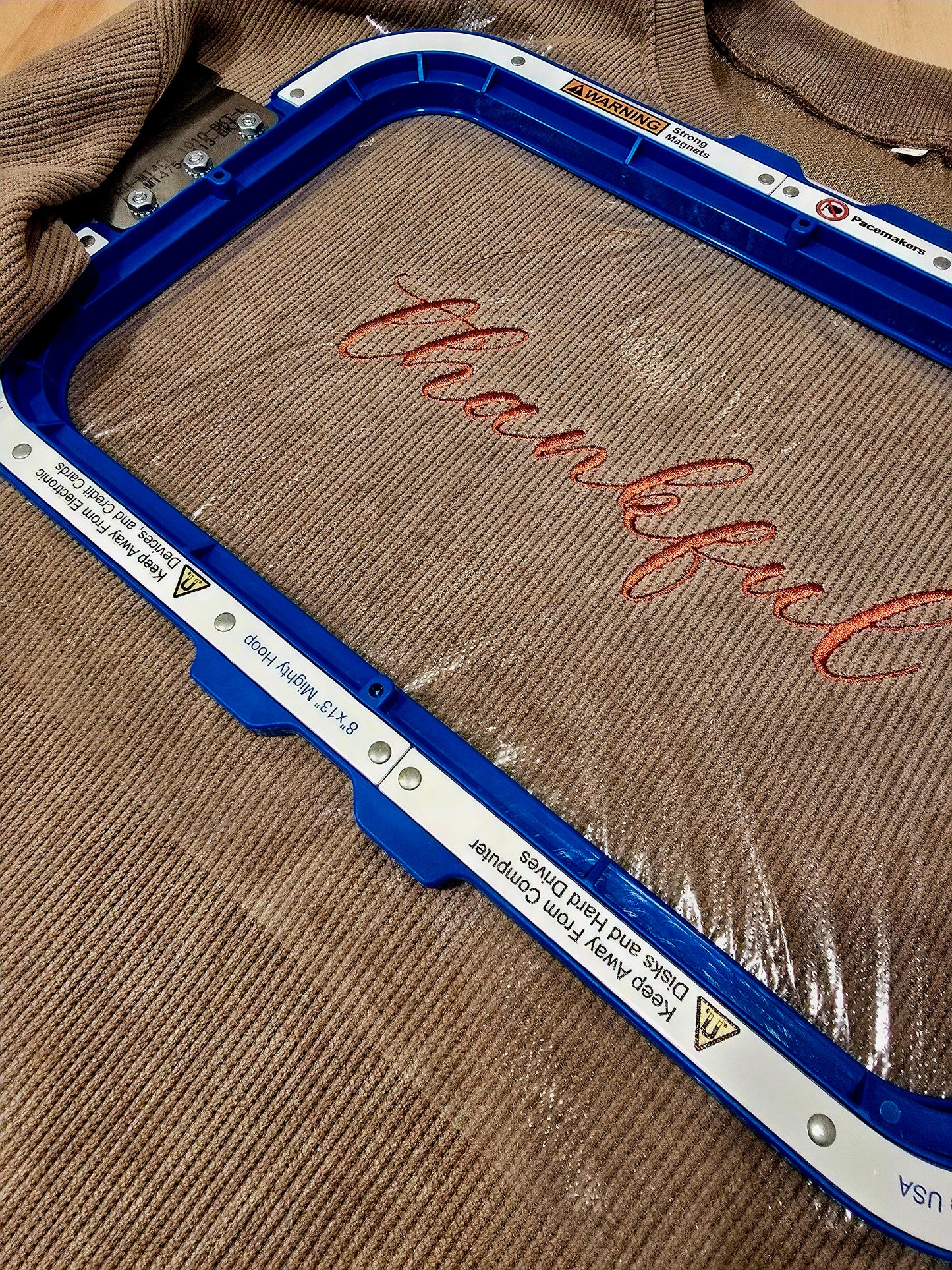 Thankful Embroidered Sweatshirt