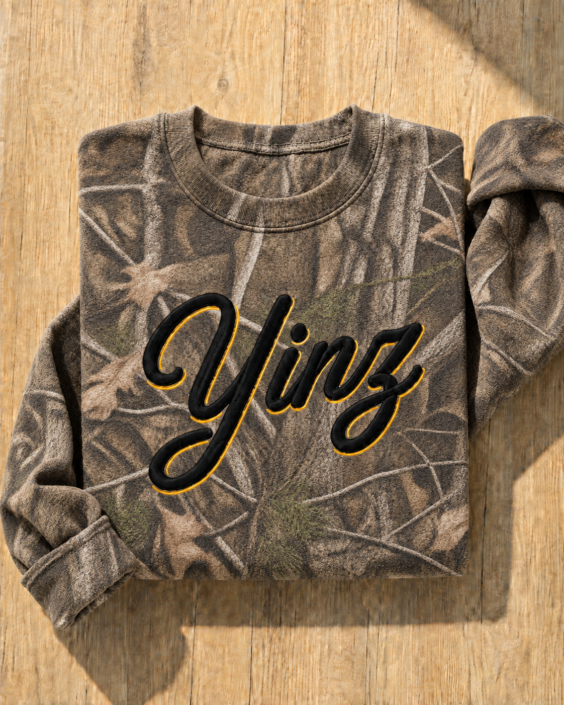 Yinz Embroidered Crewneck | Pittsburgh Gift | Game Day Style | Custom Team Colors