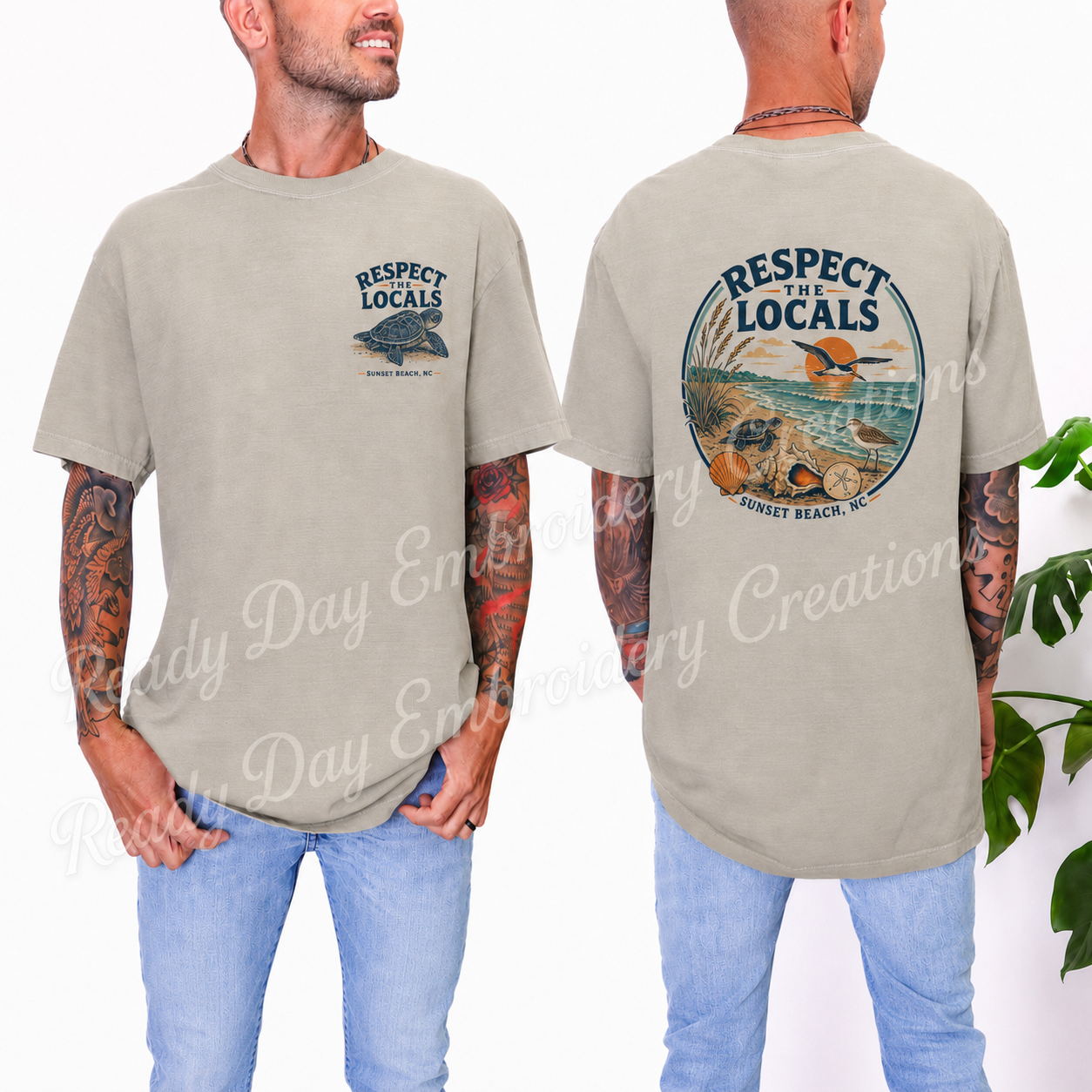 Respect the Locals Beach Wildlife Tee