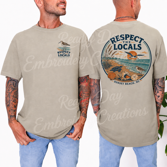 Respect the Locals Beach Wildlife Tee