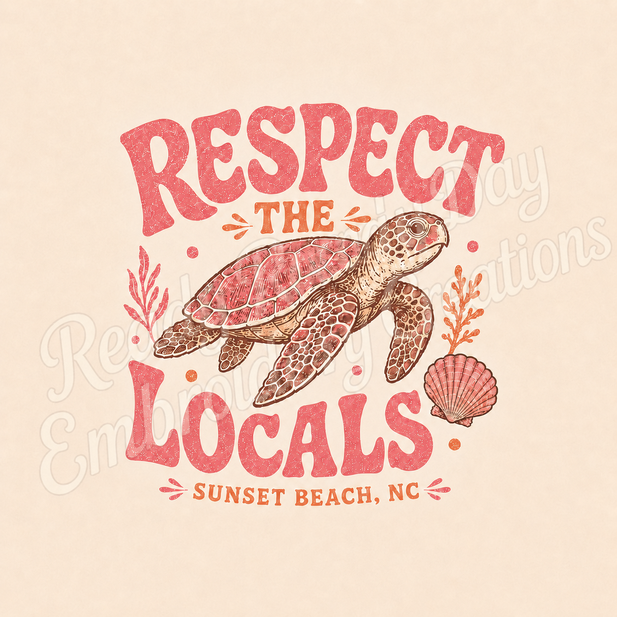 Respect the Locals Beach Wildlife Tee