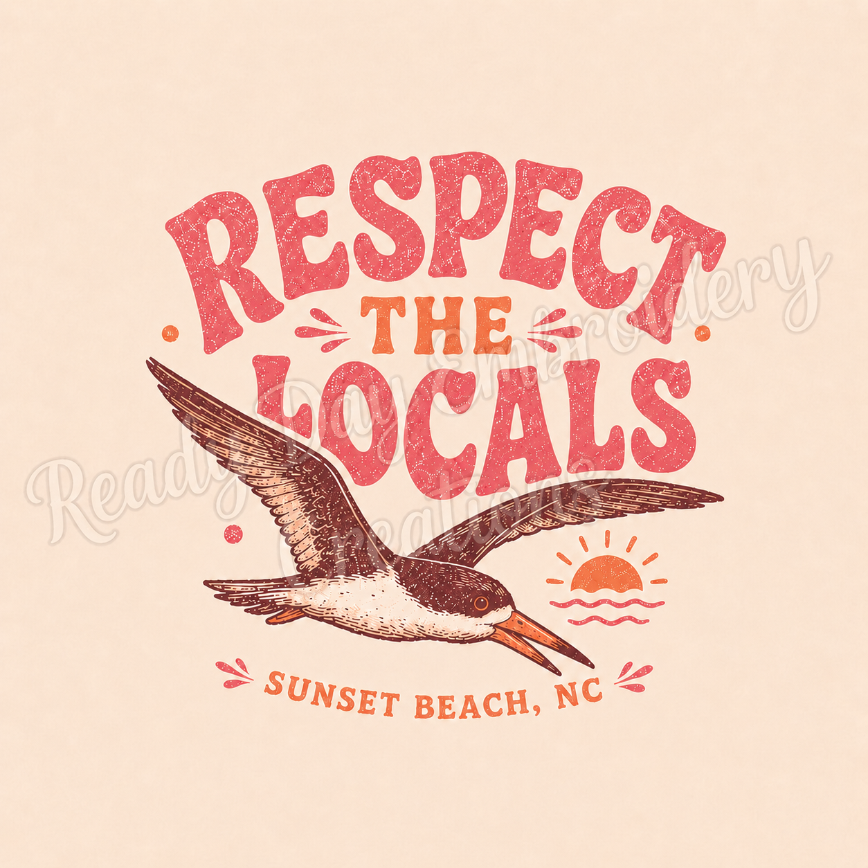 Respect the Locals Beach Wildlife Tee