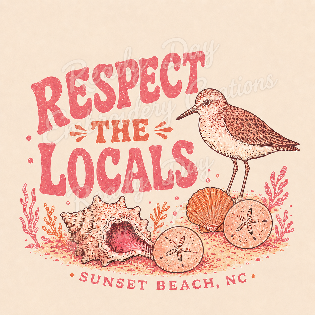 Respect the Locals Beach Wildlife Tee