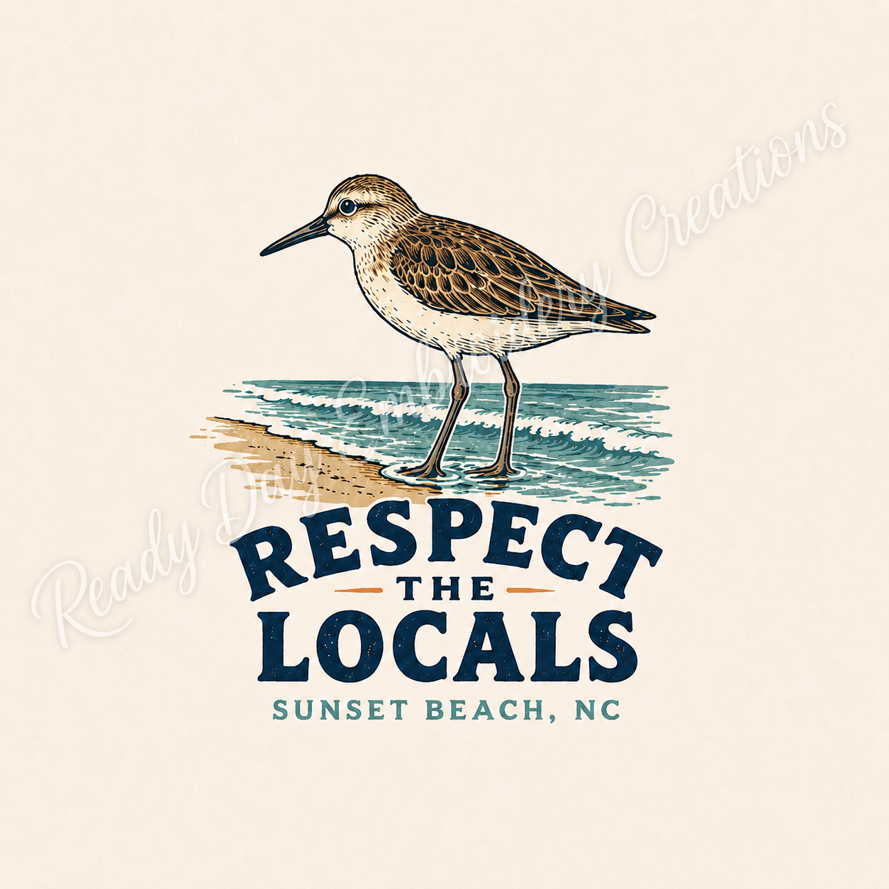 Respect the Locals Beach Wildlife Tee