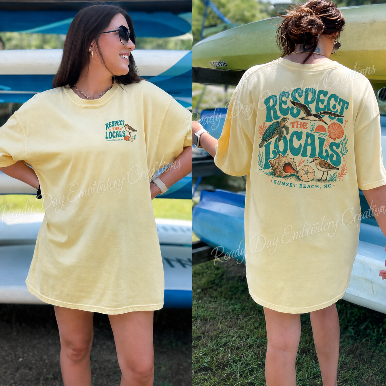 Respect the Locals Beach Wildlife Tee