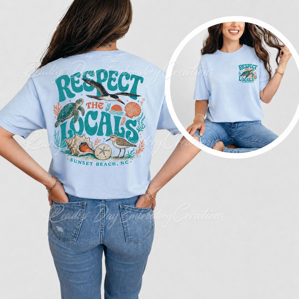 Respect the Locals Beach Wildlife Tee