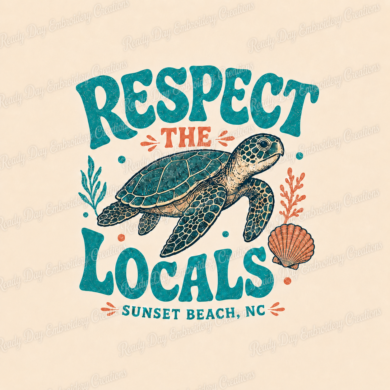 Respect the Locals Beach Wildlife Tee