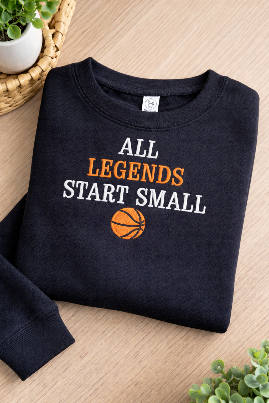 Legends Start Small Embroidered Sweatshirt