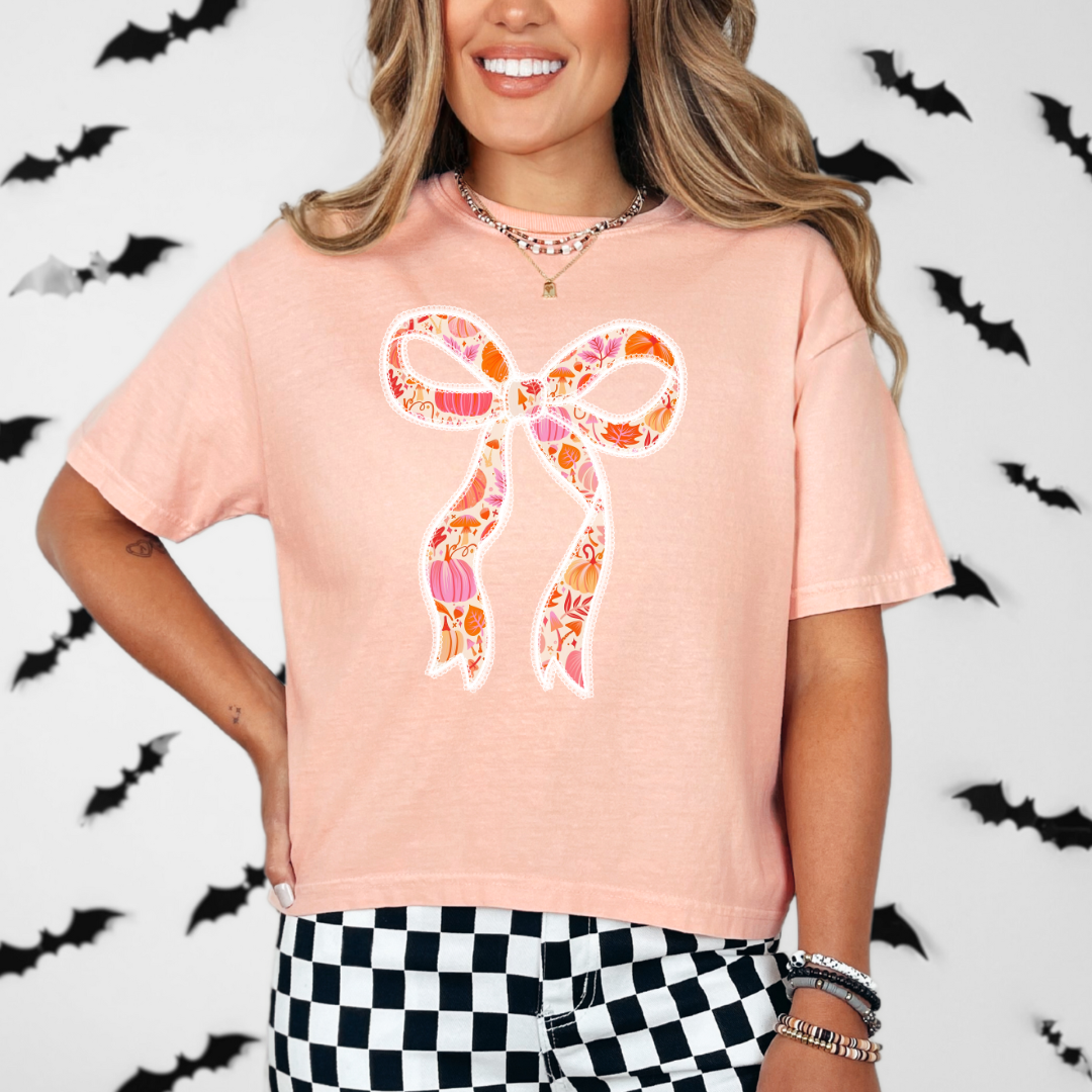Halloween Bow Tee | Comfort Colors T Shirt