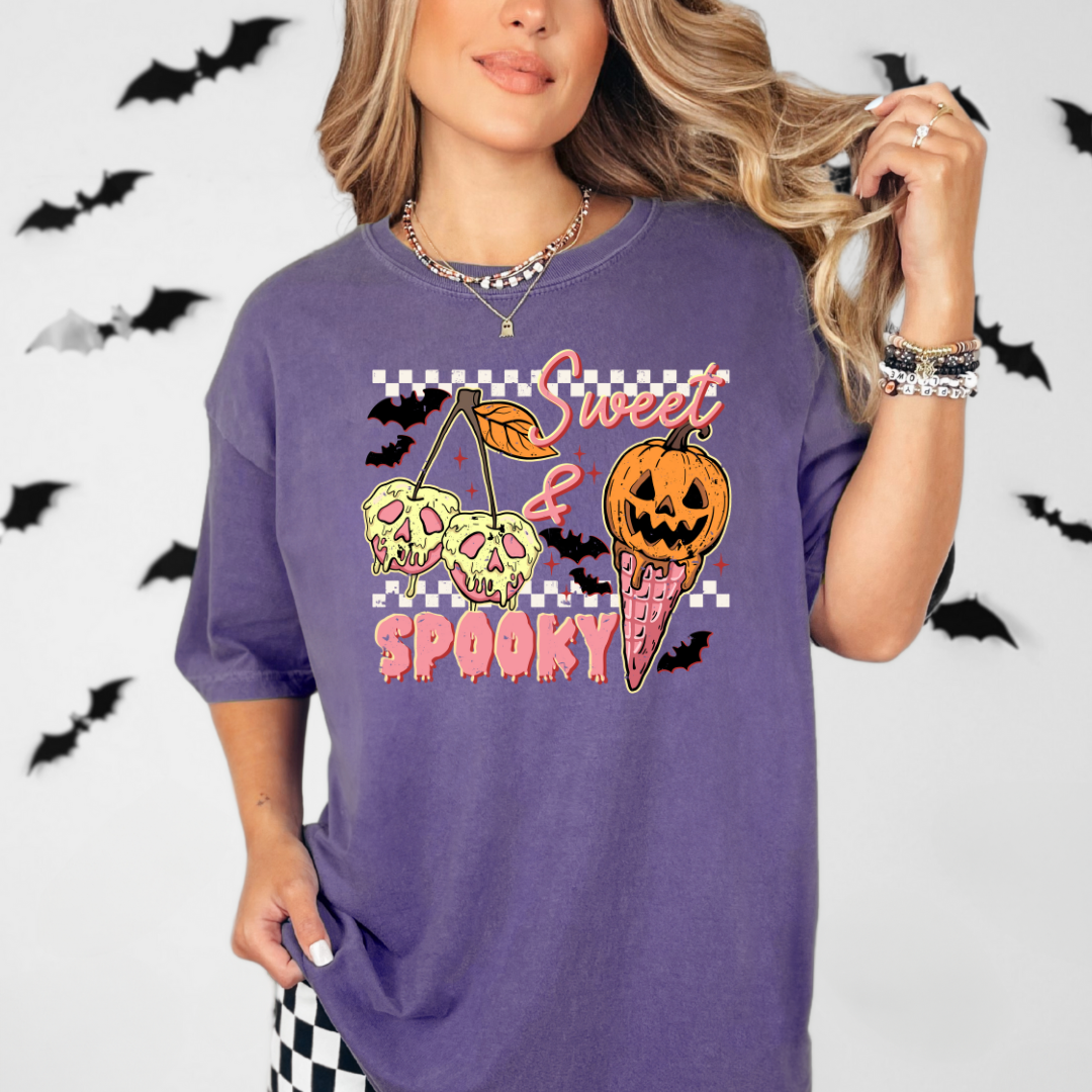 Halloween Sweet and Spooky Tee | Comfort Colors T Shirt