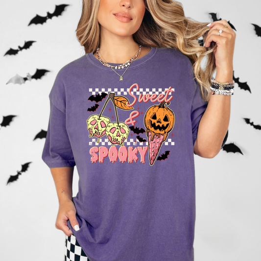 Halloween Sweet and Spooky Tee | Comfort Colors T Shirt