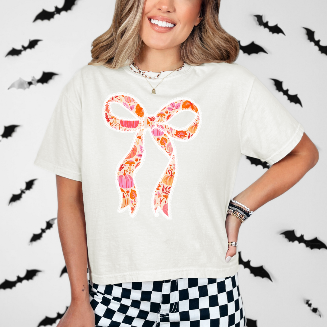 Halloween Bow Tee | Comfort Colors T Shirt