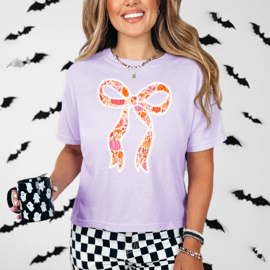 Halloween Bow Tee | Comfort Colors T Shirt