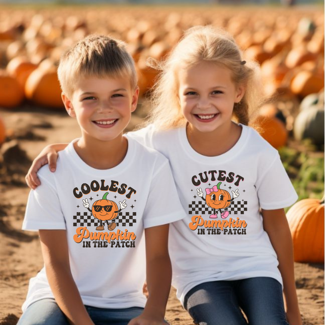 Coolest & Cutest Pumpkin Tee Toddler Tee | Halloween Toddler T Shirt