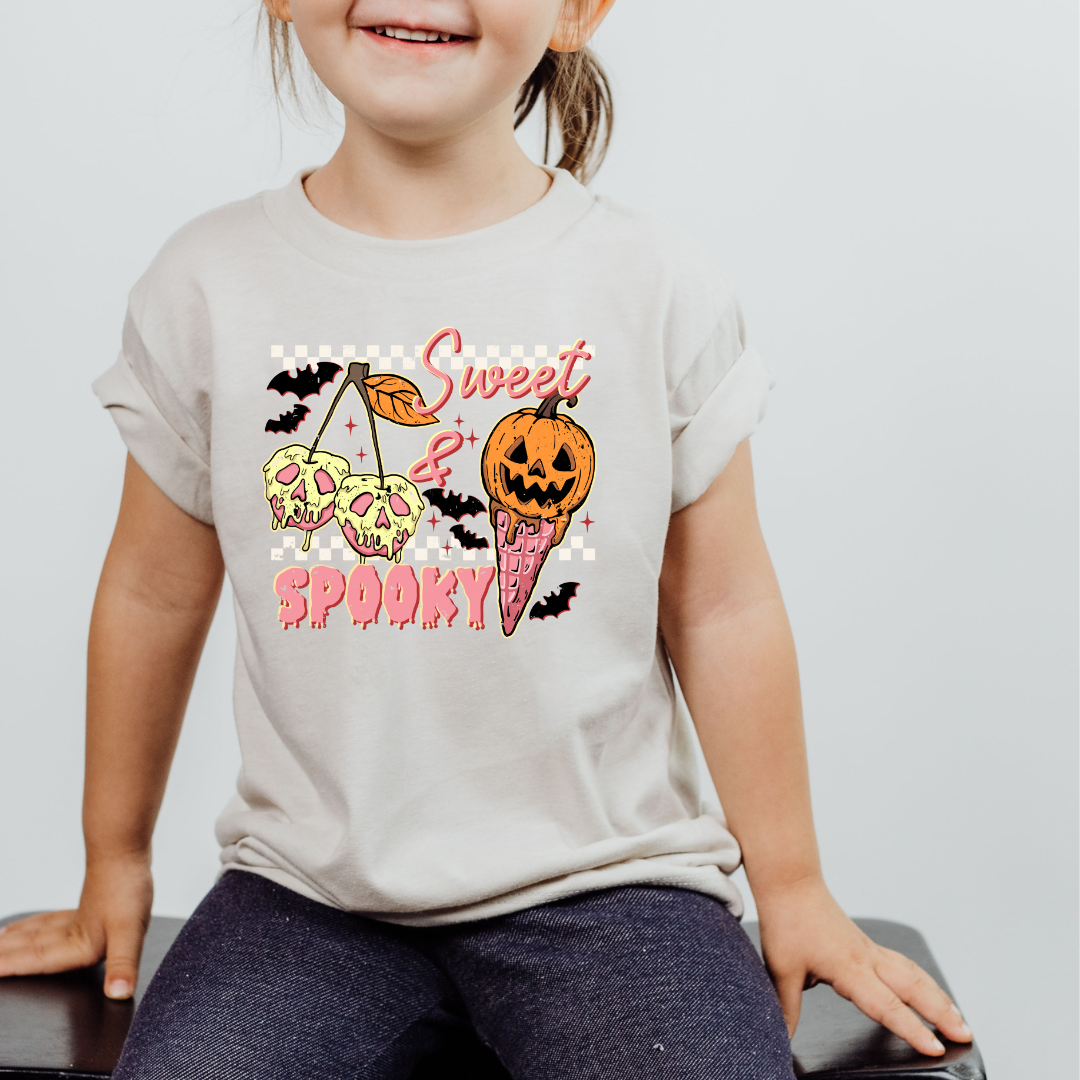 Spooky & Sweet Halloween Tee Toddler Tee | Halloween Toddler T Shirt