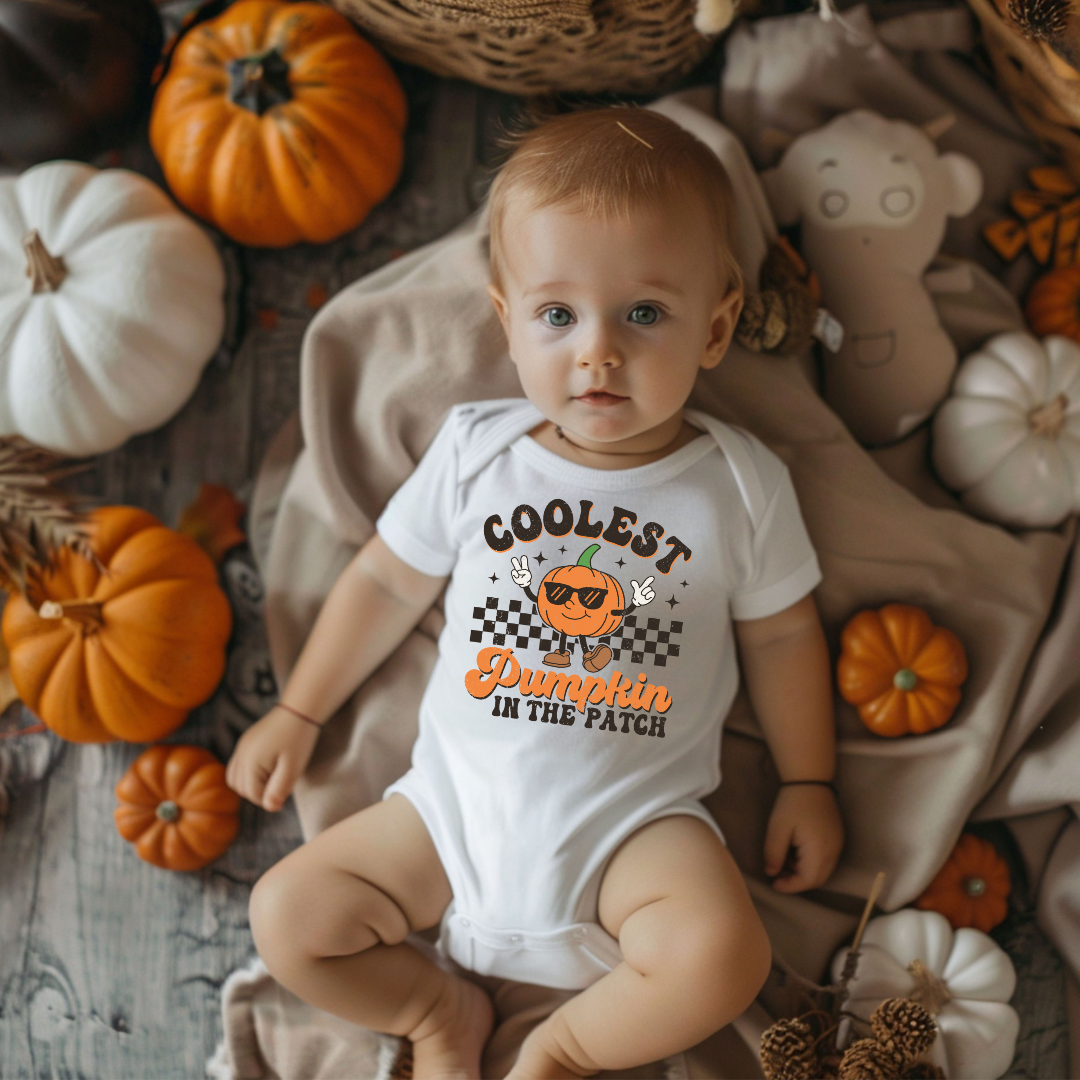 Coolest & Cutest Pumpkin Tee Toddler Tee | Halloween Toddler T Shirt