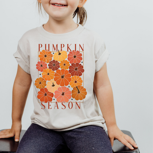 🎃 Pumpkin Season Toddler Tee | Vintage Fall Graphic T-Shirt 🍂🧡