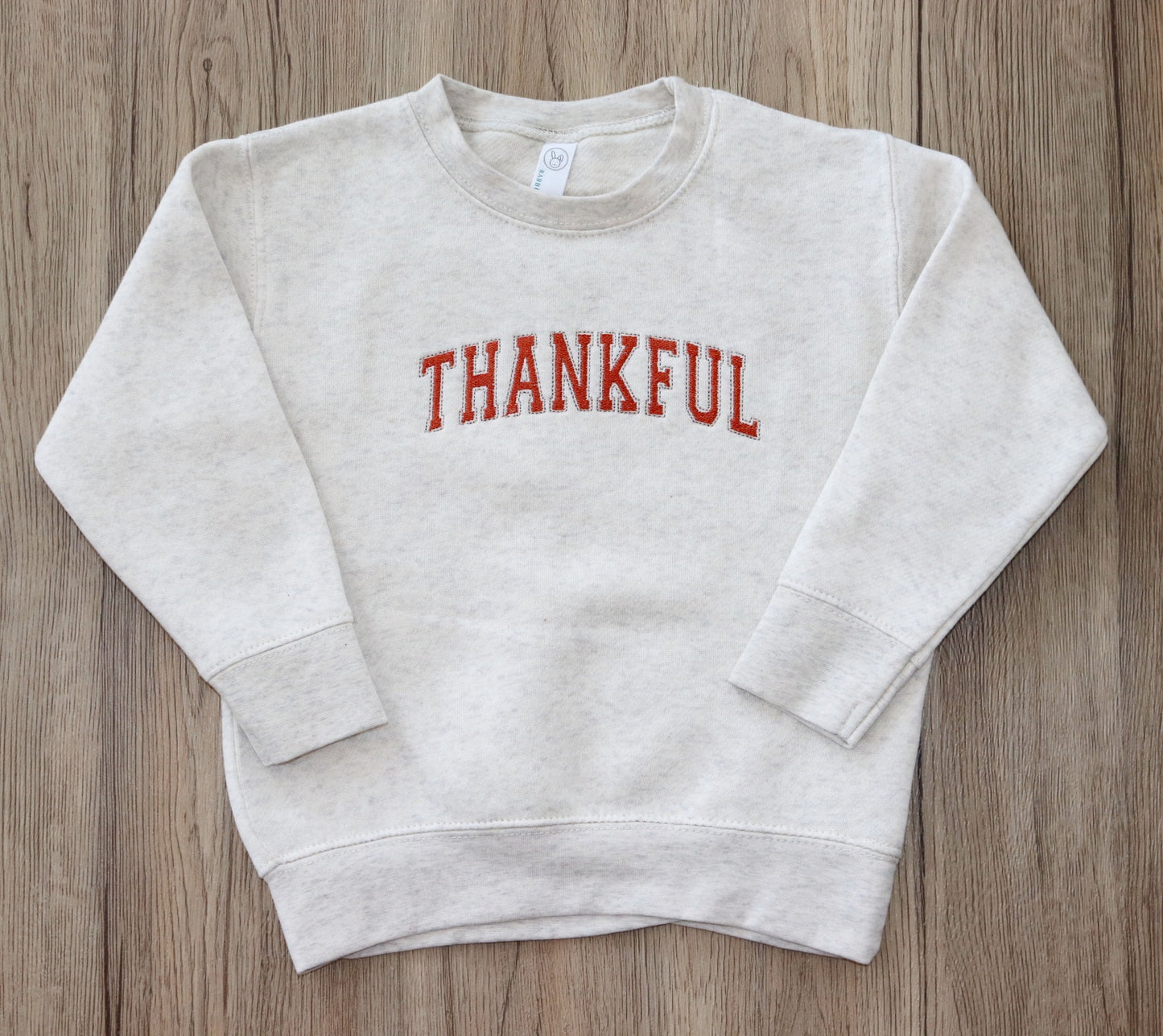 Thankful Embroidered Sweatshirt