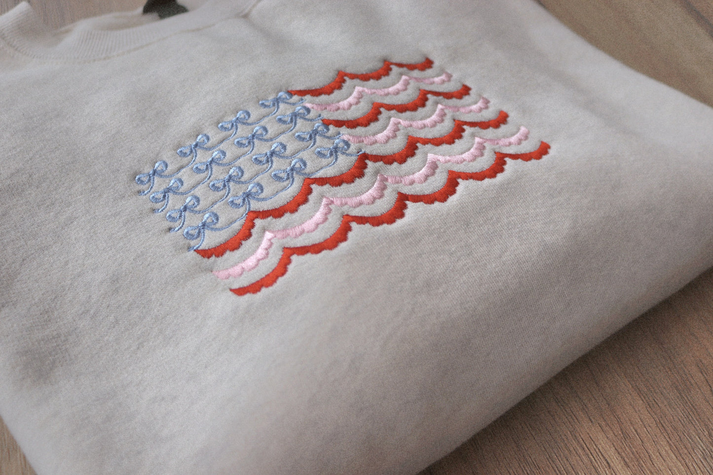 Patriotic Bow Flag Embroidered Apparel
