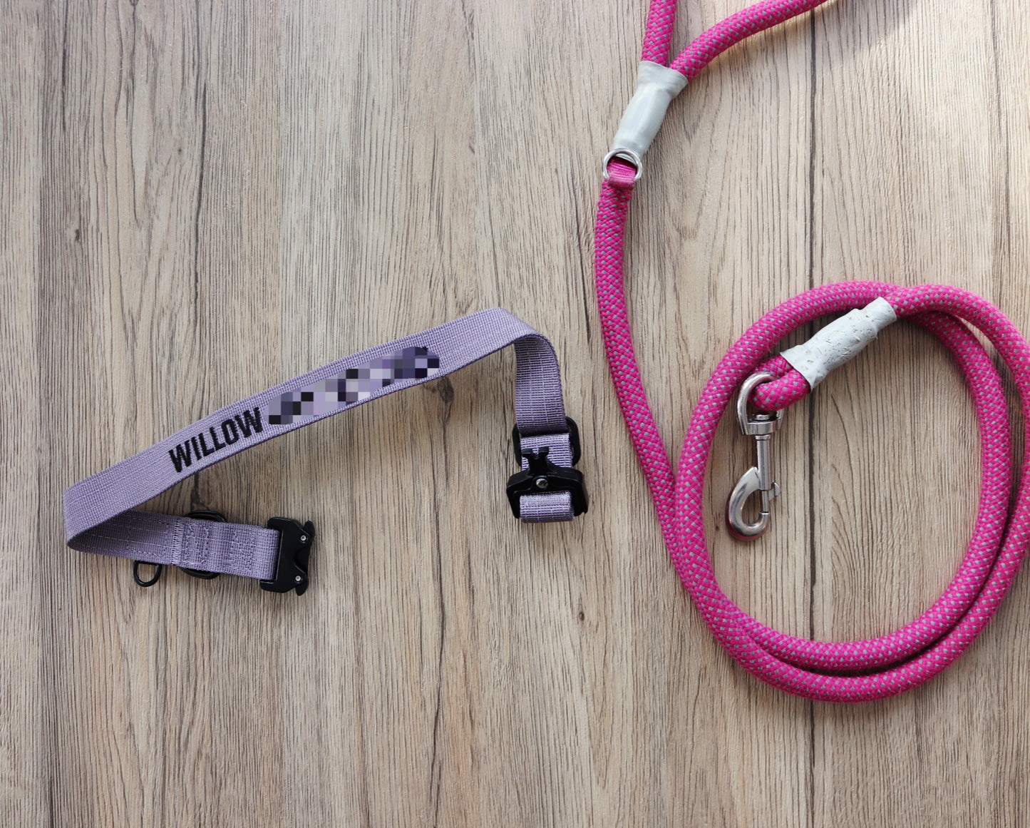 Custom Name Dog Collar – Personalized Chew-Proof Nylon Collar with Metal Buckle